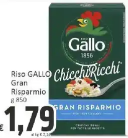 Paghi Poco Riso GALLO Chicchi Ricchi offerta