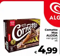 Coop Radenza Cornetto Max Algida offerta