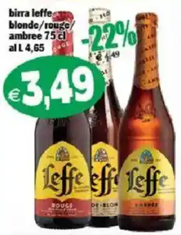 Il Castoro Supermercati birra leffe offerta