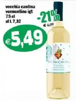 Il Castoro Supermercati Vecchia cantina vermentino igt offerta