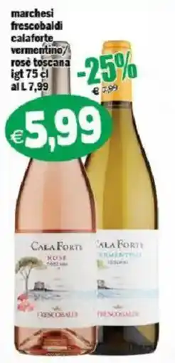 Il Castoro Supermercati Cala Forte rosé offerta