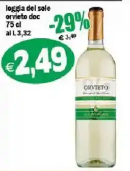 Il Castoro Supermercati loggia del sole orvieto doc offerta