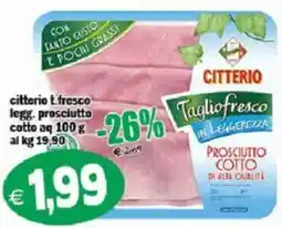 Il Castoro Supermercati Citterio Taglio fresco prosciutto cotto offerta