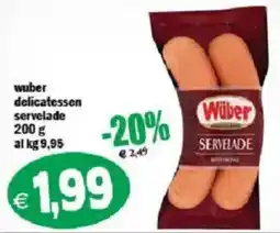 Il Castoro Supermercati Wüber servelade offerta