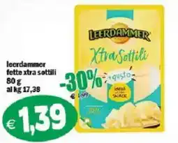 Il Castoro Supermercati Leerdammer fette xtra sottili offerta