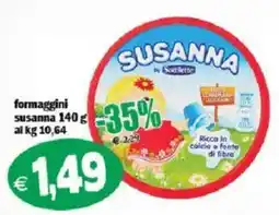 Il Castoro Supermercati formaggini susanna offerta