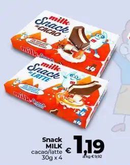 Coop Radenza milk Snack cacao/latte offerta