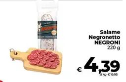 Coop Radenza Salame Negronetto Negroni offerta