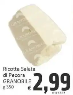 Paghi Poco Ricotta Salata di Pecora Granobile offerta