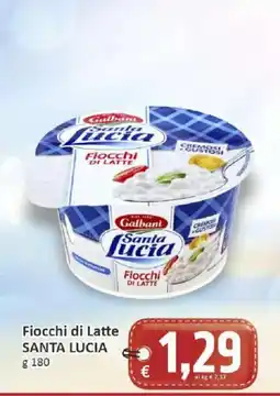 Paghi Poco Fiocchi di Latte Santa Lucia offerta