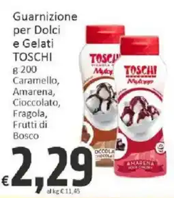 Paghi Poco Guarnizione per Dolci e Gelati Toschi offerta