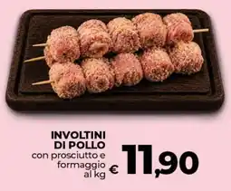 Coop Radenza Involtini di pollo con prosciutto e formaggio offerta
