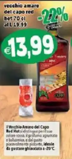 Il Castoro Supermercati Vecchio Amaro del Capo Red Hot offerta
