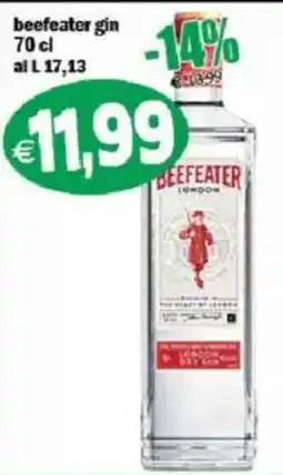 Il Castoro Supermercati beefeater gin offerta