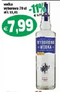 Il Castoro Supermercati Wyborowa vodka offerta