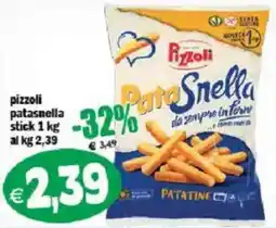 Il Castoro Supermercati Pizzoli patasnella stick offerta
