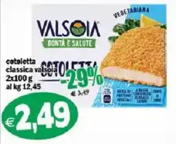 Il Castoro Supermercati Cotoletta classica valsoia offerta