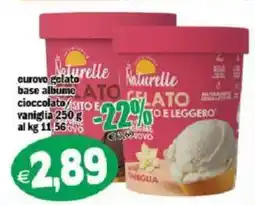 Il Castoro Supermercati Naturelle gelato vaniglia offerta