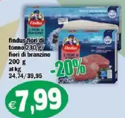 Il Castoro Supermercati Findus fiori di tonno / fiori di branzino offerta