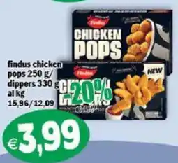 Il Castoro Supermercati Findus chicken pops offerta