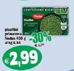 Il Castoro Supermercati Pisellini primavera Findus offerta