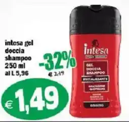 Il Castoro Supermercati Intesa gel doccia shampoo offerta