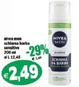 Il Castoro Supermercati Nivea men schiuma barba sensitive offerta