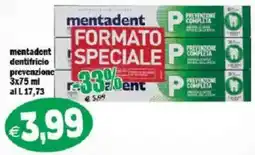 Il Castoro Supermercati mentadent dentifricio prevenzione offerta