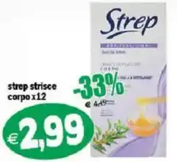 Il Castoro Supermercati Strep strisce corpo offerta