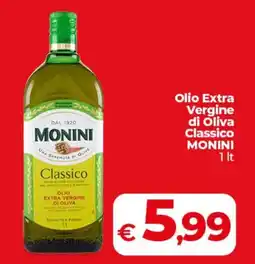 Coop Radenza Olio Extra Vergine di Oliva Classico MONINI offerta