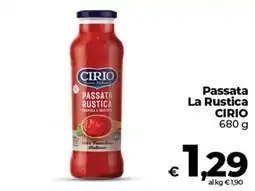 Coop Radenza Passata Rustica Cirio offerta