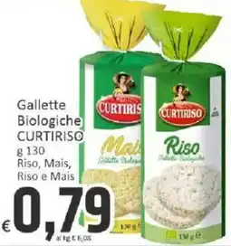 Paghi Poco Gallette Biologiche CURTIRISO offerta