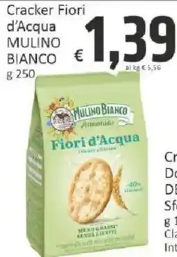 Paghi Poco Cracker Fiori d'Acqua Mulino Bianco offerta