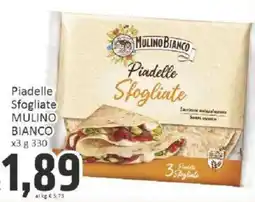 Paghi Poco Piadelle Sfogliate Mulino Bianco offerta