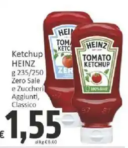 Paghi Poco Ketchup HEINZ offerta
