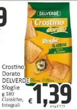 Paghi Poco Crostino Dorato DELVERDE Sfoglie offerta