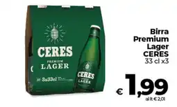 Coop Radenza Birra Premium Lager Ceres offerta