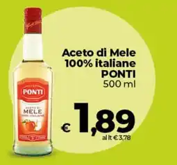Coop Radenza Aceto di Mele Ponti offerta