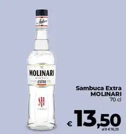 Coop Radenza Sambuca Extra Molinari offerta