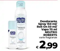 Coop Radenza Deodorante Fresco Neutro Roberts offerta