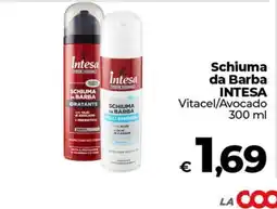 Coop Radenza Schiuma da Barba Intesa Vitacel/Avocado offerta