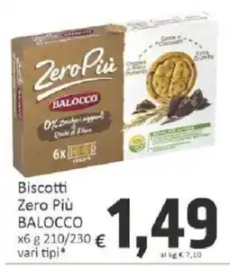 Paghi Poco Biscotti Zero Più BALOCCO offerta