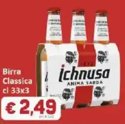 Paghi Poco Birra Classica Ichnusa offerta