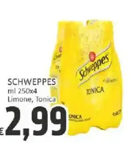 Paghi Poco Schweppes Tonica offerta
