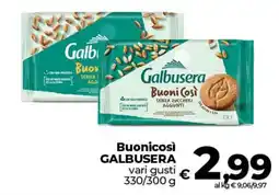 Coop Radenza Buonicosì Galbusera offerta
