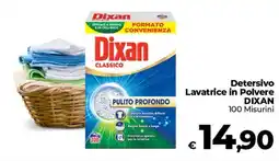 Coop Radenza Detersivo Lavatrice in Polvere Dixan offerta