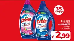 Coop Radenza Detersivo Lavatrice BIO PRESTO offerta