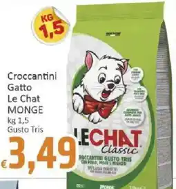Paghi Poco Croccantini Gatto Le Chat Monge offerta