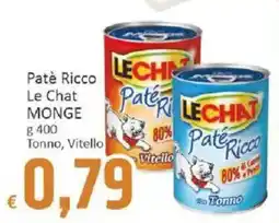 Paghi Poco Patè Ricco Le Chat offerta