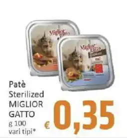 Paghi Poco Patè sterilized Miglior Gatto offerta